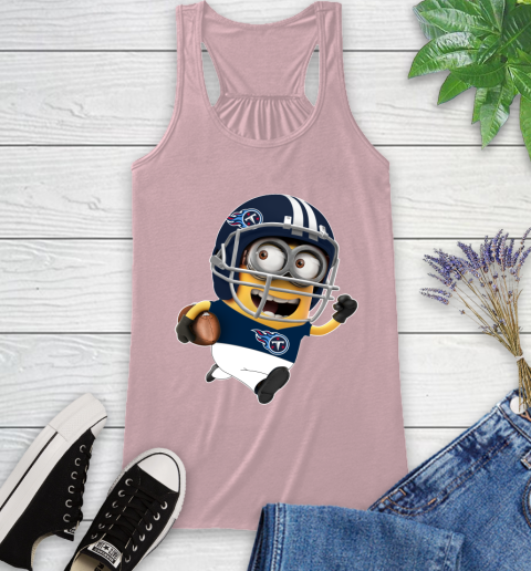 NFL Tennessee Titans Minions Disney Football Sports Racerback Tank 11