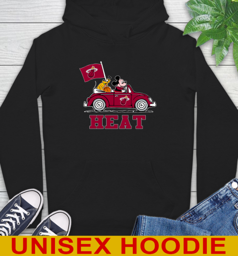 NBA Basketball Miami Heat Pluto Mickey Driving Disney Shirt Hoodie 3 NBA Basketball Miami Heat Pluto Mickey Driving Disney Shirt Hoodie - Image 3