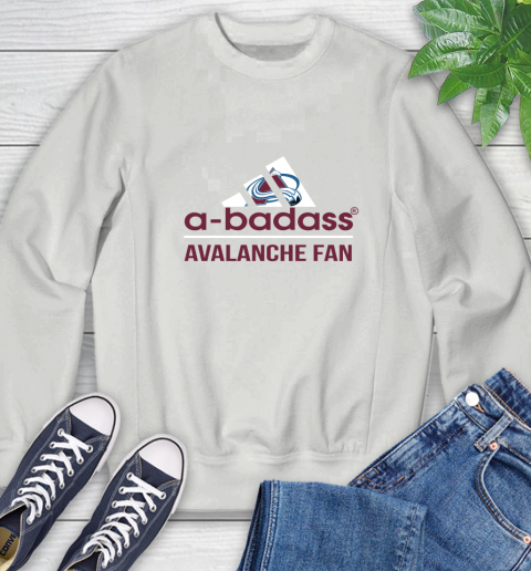 NHL A Badass Colorado Avalanche Fan Adidas Hockey Sports Sweatshirt 5