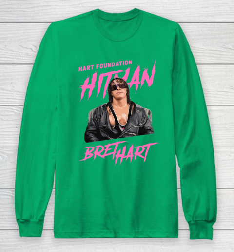 Bret Hart The Hitman Hart Foundation Long Sleeve T-Shirt 4