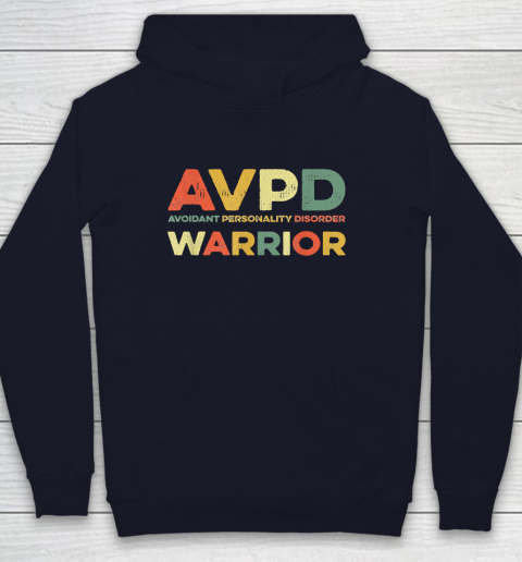 Autism Awareness Avoidant Personality Disorder Warrior AVPD Awareness Social Youth Hoodie 2