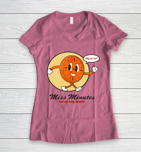 Miss Minutes Marvel Loki Women's V-Neck T-Shirt 7