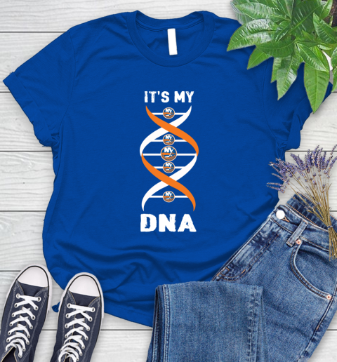 New York Islanders NHL Hockey It's My DNA Sports Women's T-Shirt 12