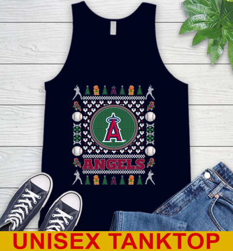 Los Angeles Angels Merry Christmas MLB Baseball Loyal Fan Tank Top 2