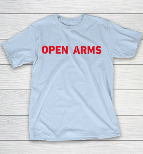Open Arms Pep Guardiola - Print On Front And Back Youth T-Shirt 4