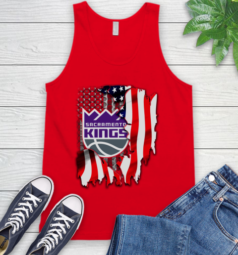 Sacramento Kings NBA Basketball American Flag Tank Top 5