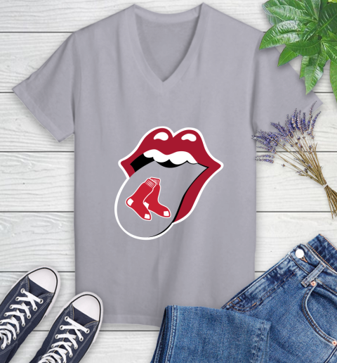 Boston Red Sox MLB Baseball Lips I Root For My Team Adoring Fan 80