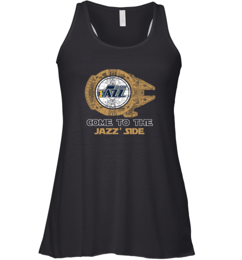 NBA Come To The Utah Jazz Side Star Wars Basketball Sports Racerback Tank