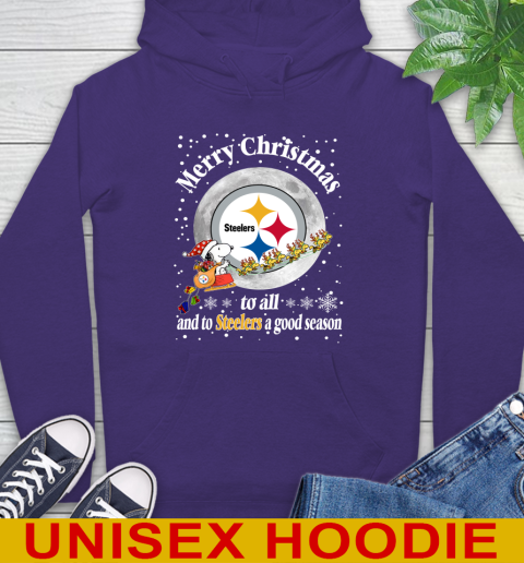 Pittsburgh Steelers Merry Christmas To All And To Steelers A Good Season NFL Football Sports Hoodie 5