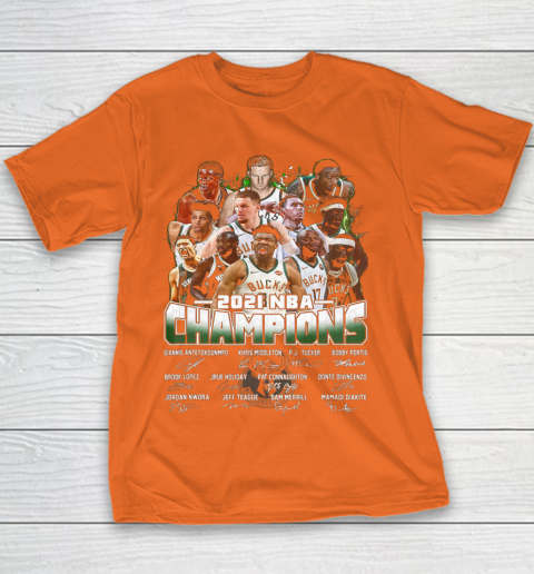 Milwaukee Bucks Championship shirt Milwaukee Basketball Bucks Finals 2021 Youth T-Shirt 4