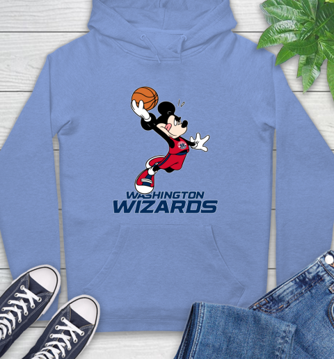 NBA Basketball Washington Wizards Cheerful Mickey Mouse Shirt Hoodie 12