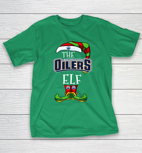 Edmonton Oilers Christmas ELF Funny NHL T-Shirt 5