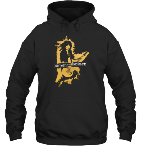 Yellow Silhouette Joan Jett And The Blackhearts Hoodie