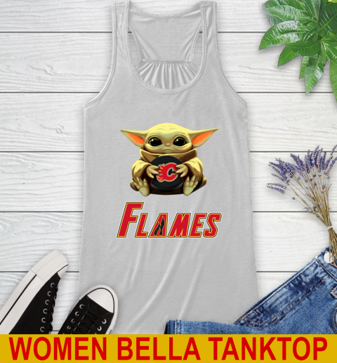 NHL Hockey Calgary Flames Star Wars Baby Yoda Shirt 37