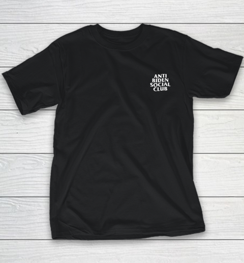 Anti Biden Social Club Shirt (print on front and back) Youth T-Shirt