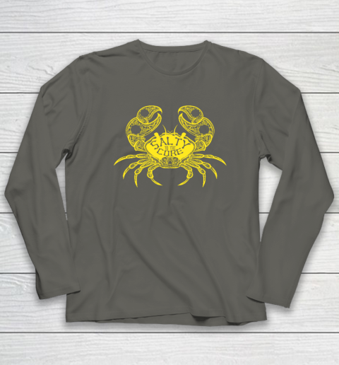 Salty To The Core Crab Long Sleeve T-Shirt 4