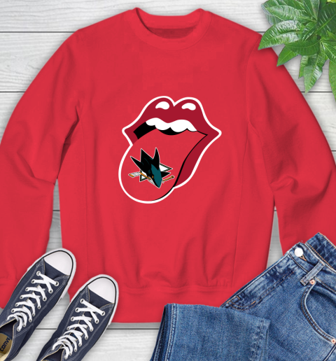 San Jose Sharks NHL Hockey Lips I Root For My Team Adoring Fan 34