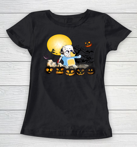 Funny Halloween Dog Anime Bluey Women's T-Shirt