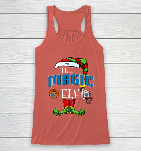 Orlando Magic Christmas ELF Funny NBA Racerback Tank 3
