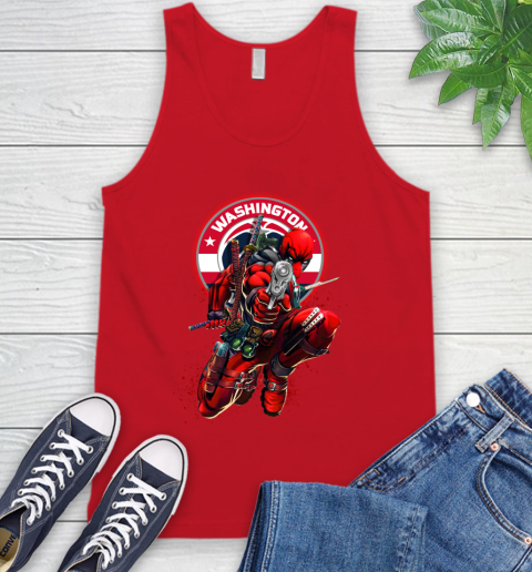 NBA Deadpool Marvel Comics Sports Basketball Washington Wizards Tank Top 6