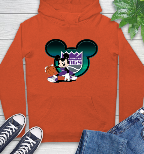 NBA Sacramento Kings Mickey Mouse Disney Basketball Hoodie 5