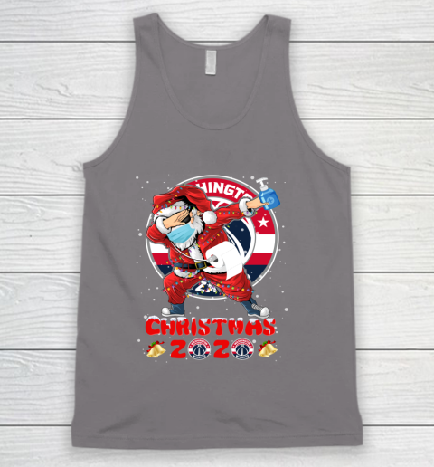 Washington Wizards Funny Santa Claus Dabbing Christmas 2020 NBA Tank Top 6