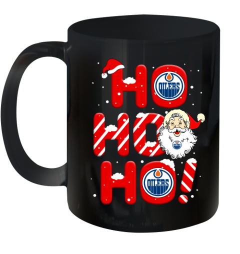 Edmonton Oilers NHL Hockey Ho Ho Ho Santa Claus Merry Christmas Shirt Ceramic Mug 11oz