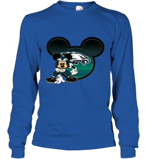 NFL Philadelphia Eagles Mickey Mouse Disney Football T Shirt Youth T-Shirt