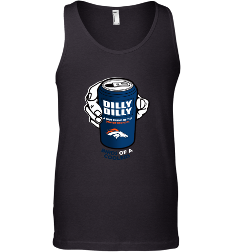 Bud Light Dilly Dilly! Denver Broncos Birds Of A Cooler Tank Top