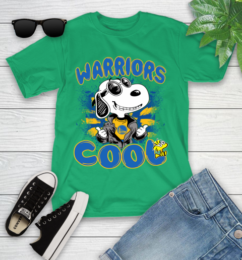 NBA Basketball Golden State Warriors Cool Snoopy Shirt Youth T-Shirt - Image 8