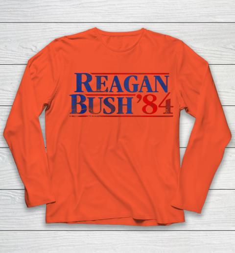 Reagan Bush 84 Vintage Style Conservative Republican Youth Long Sleeve 2
