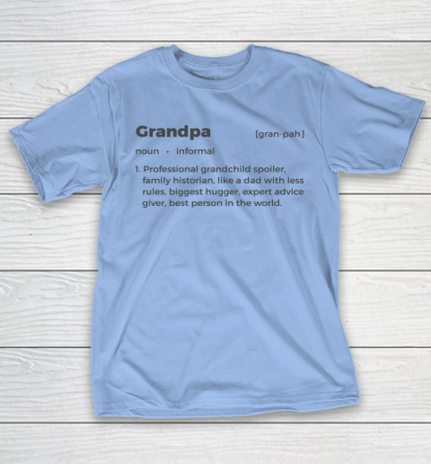 Father's Day Funny Gift Ideas Apparel  Grandpa Noun Definition Dad Father T Shirt T-Shirt 10