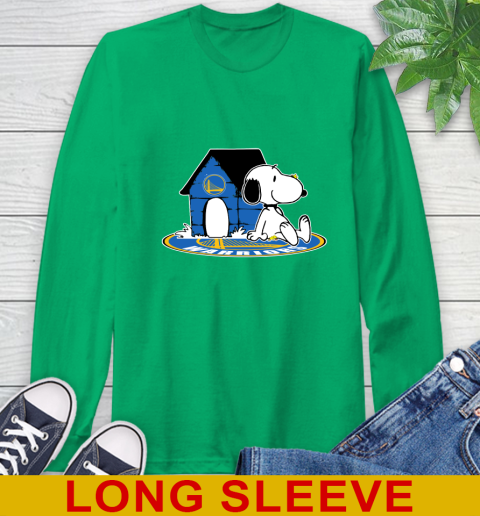 NBA Basketball Golden State Warriors Snoopy The Peanuts Movie Shirt Long Sleeve T-Shirt 7
