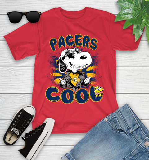 NBA Basketball Indiana Pacers Cool Snoopy Shirt Youth T-Shirt 11