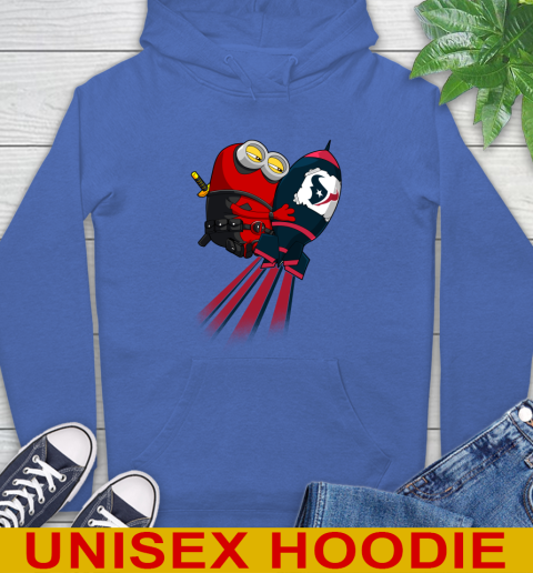 NFL Football Houston Texans Deadpool Minion Marvel Shirt Hoodie 9
