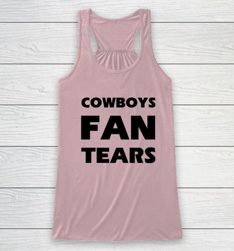 Cowboys Fan Tears Racerback Tank 4