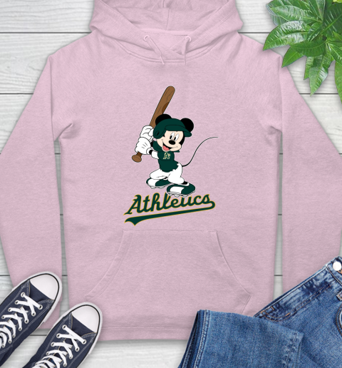 MLB Baseball Oakland Athletics Cheerful Mickey Mouse Shirt Hoodie 10