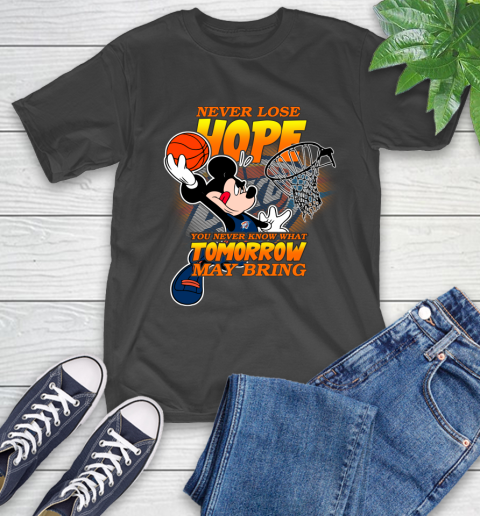 Oklahoma City Thunder NBA Basketball Mickey Disney Never Lose Hope T-Shirt