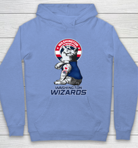 NBA Basketball My Cat Loves Washington Wizards Hoodie 8