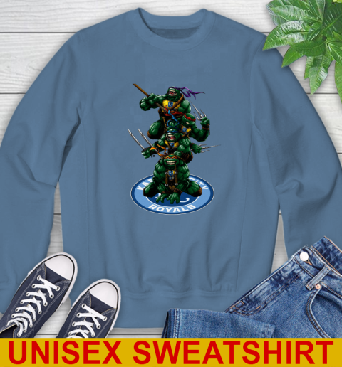MLB Baseball Kansas City Royals Teenage Mutant Ninja Turtles Shirt Sweatshirt 8