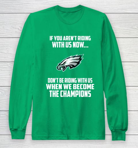 NFL Philadelphia Eagles Football We Become The Champions Long Sleeve T-Shirt 4