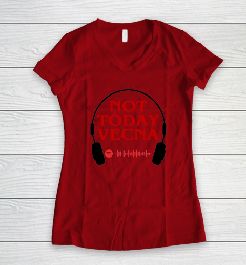 Not Today Vecna Women's V-Neck T-Shirt 5