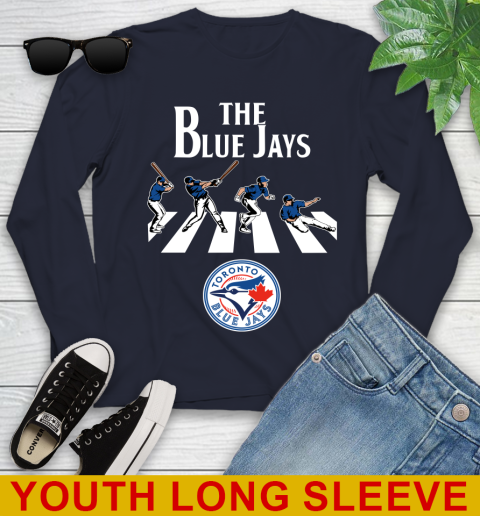 MLB Baseball Toronto Blue Jays The Beatles Rock Band Shirt Youth Long Sleeve 2