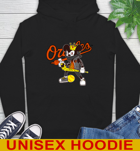 Baltimore Orioles MLB Baseball Mickey Peace Sign Sports Hoodie 2