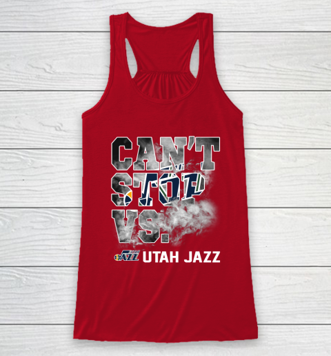 NBA Utah Jazz Basketball Can't Stop Vs Racerback Tank 4
