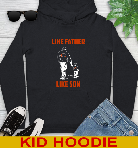 Chicago Bears NFL Football Like Father Like Son Sports Youth Hoodie