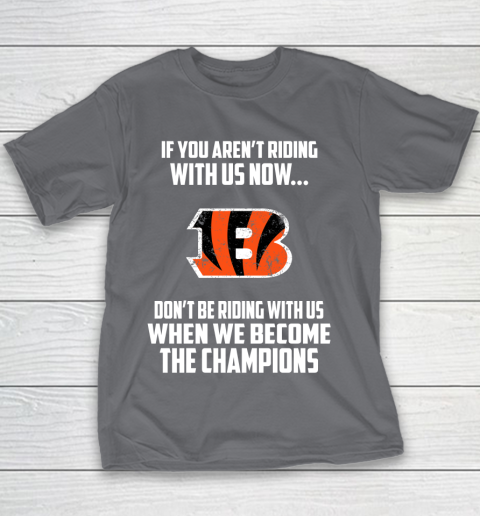 NFL Cincinnati Bengals Football We Become The Champions Youth T-Shirt 5