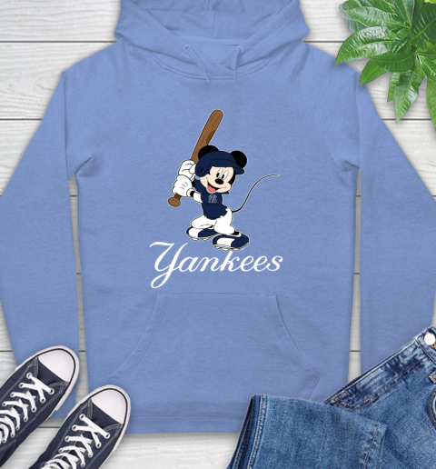 MLB Baseball New York Yankees Cheerful Mickey Mouse Shirt Hoodie 12