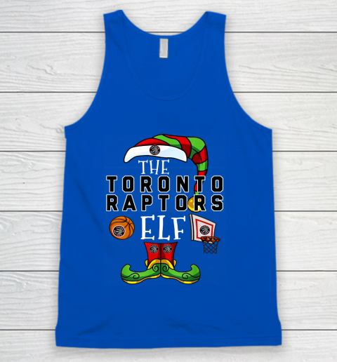 Toronto Raptors Christmas ELF Funny NBA Tank Top 4