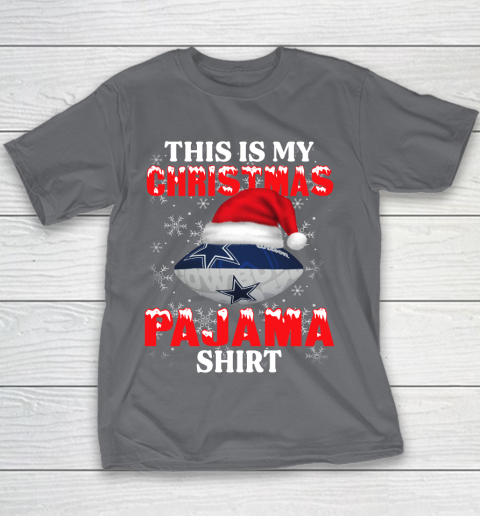 Dallas Cowboys This Is My Christmas Pajama Shirt NFL Youth T-Shirt 5